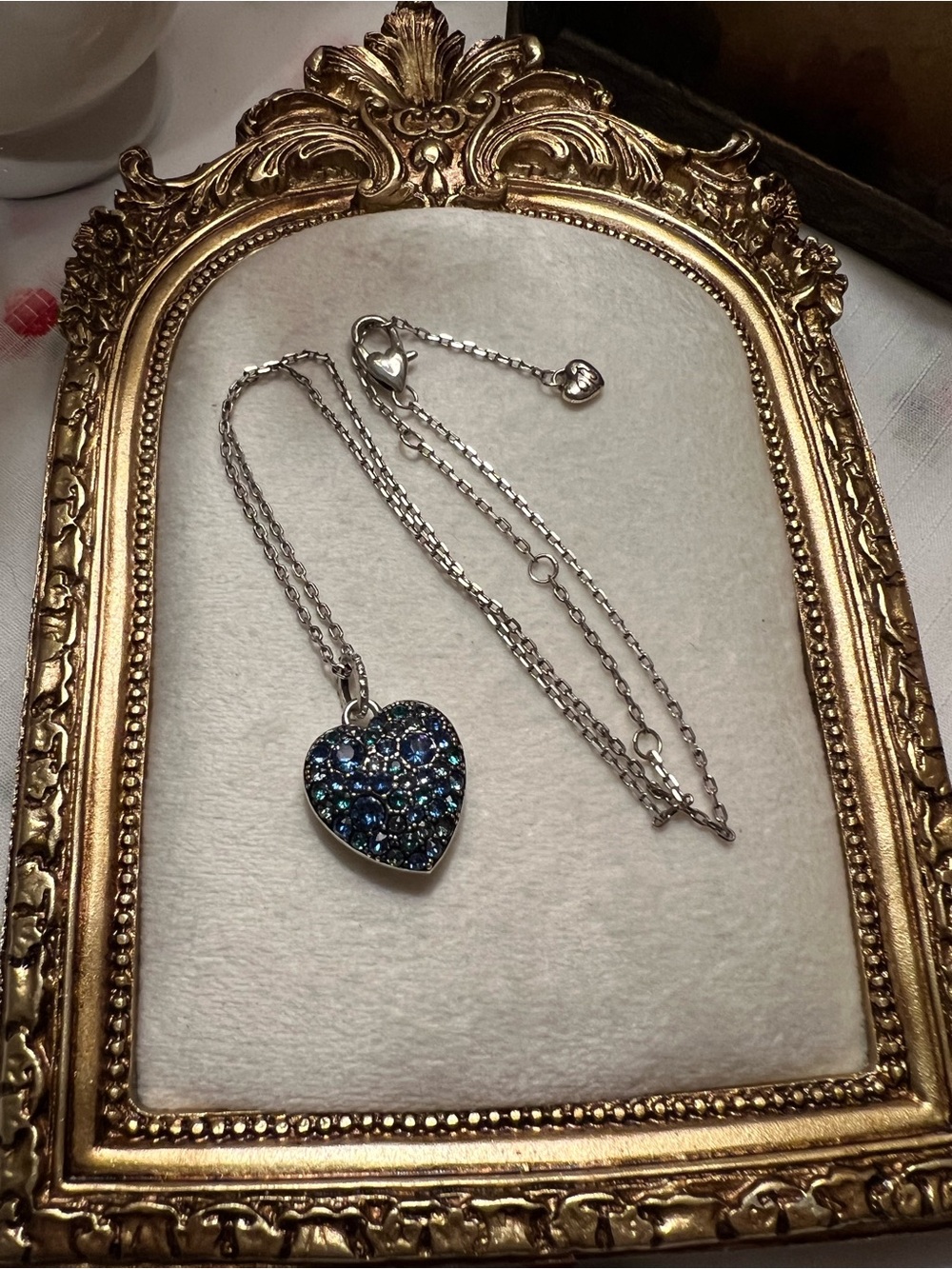 Brighton Glisten Convertible Heart Necklace